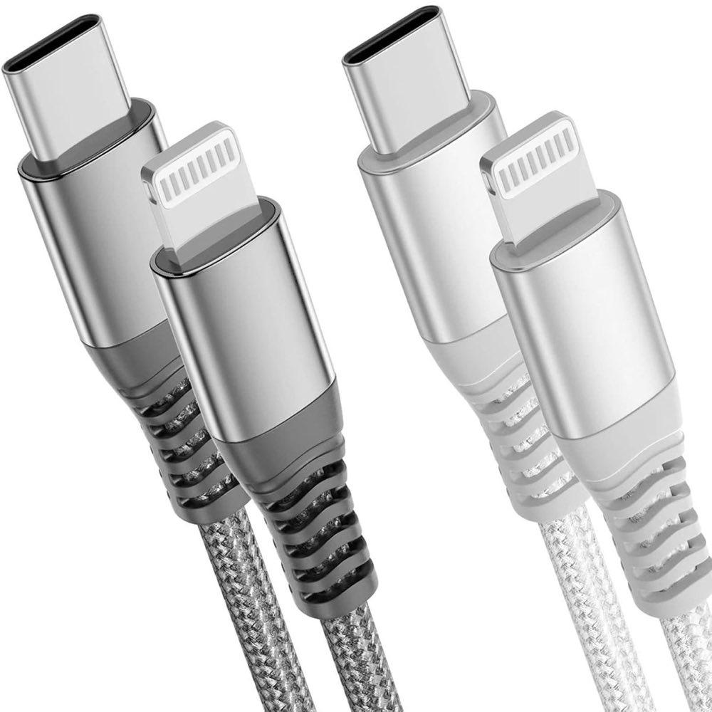 Ofuca Lightning-Kabel USB-C, 1,8 m, 2 Stück