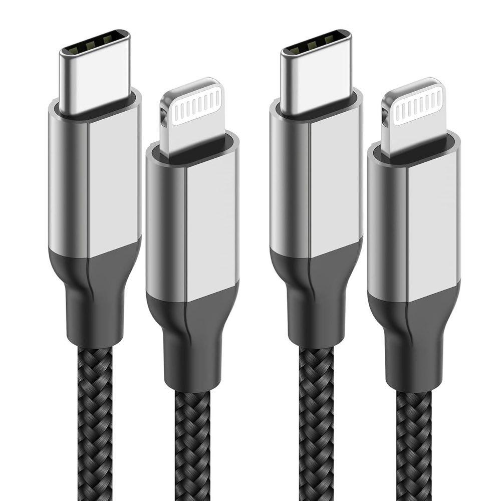 Acecene Lightning-Kabel USB-C, 1 m, 2 Stück