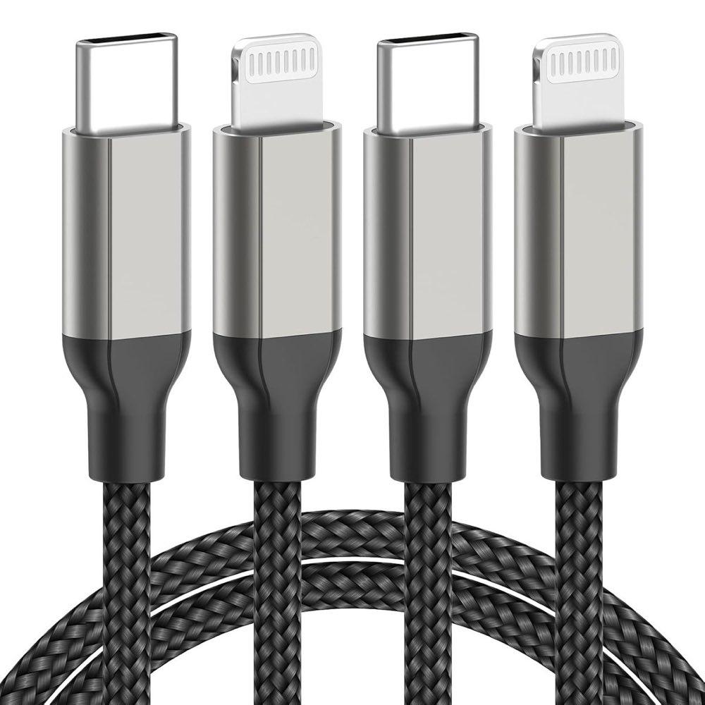 Acecene Lightning-Kabel USB-C, 2 m, 2 Stück