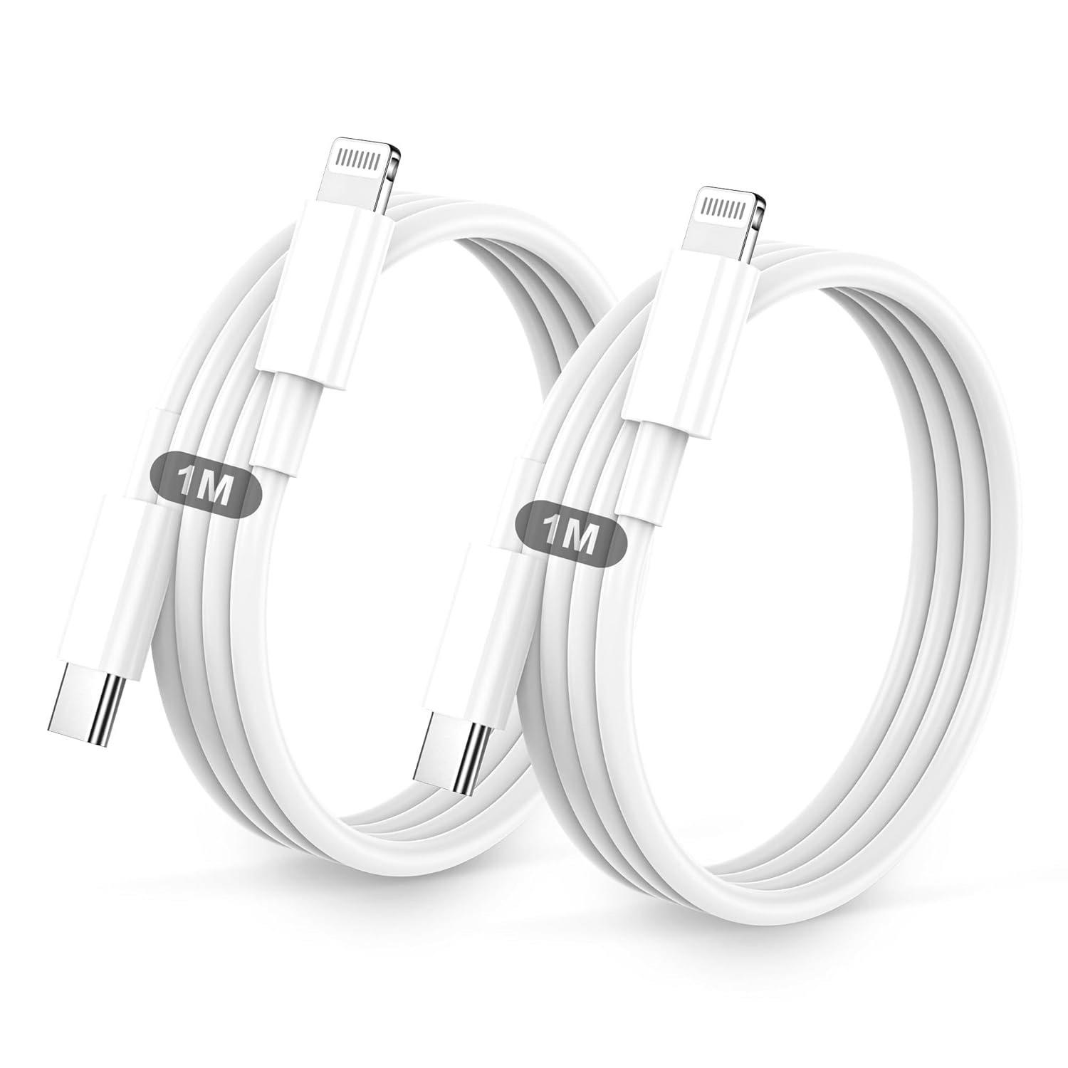 BSTOEM Lightning-Kabel USB-C, 1 m, 2 Stück