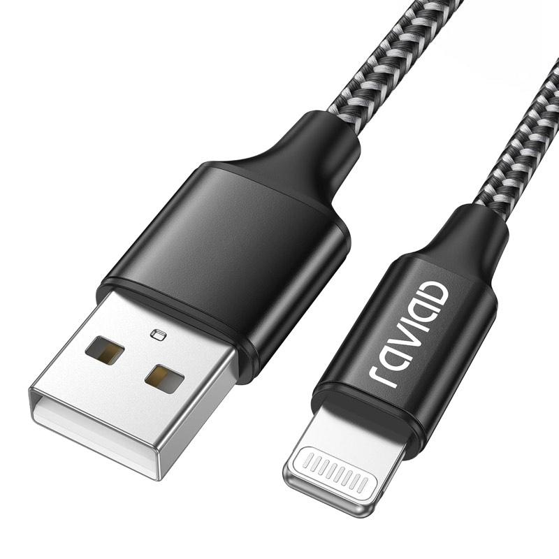 RAVIAD USB auf Lightning, 1 m, geflochten