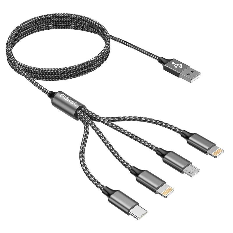GIANAC 4-in-1 Multi-Ladekabel, 1,2 m