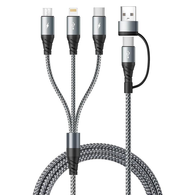 Miger 5-in-1 Multi-Ladekabel mit USB-A/C