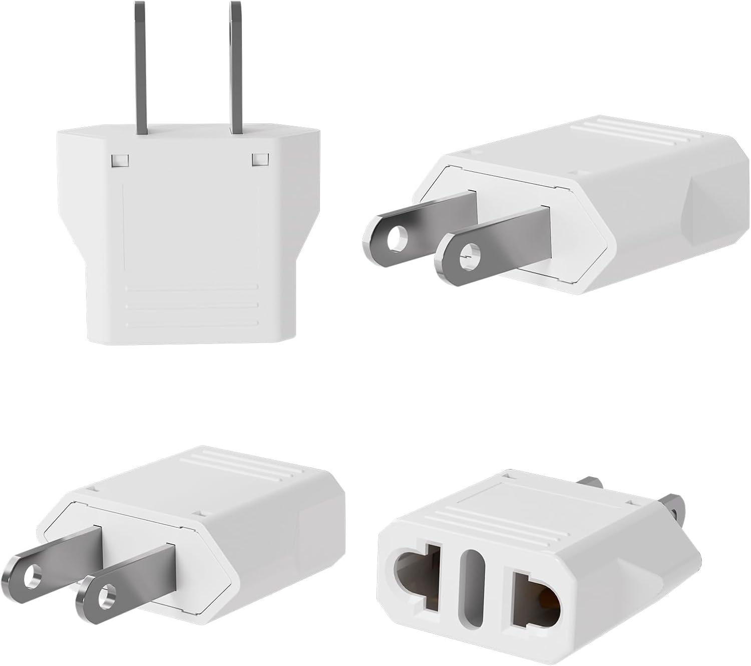 GRIFEMA GRIFEMA USA Reiseadapter 4er-Pack (Typ A)