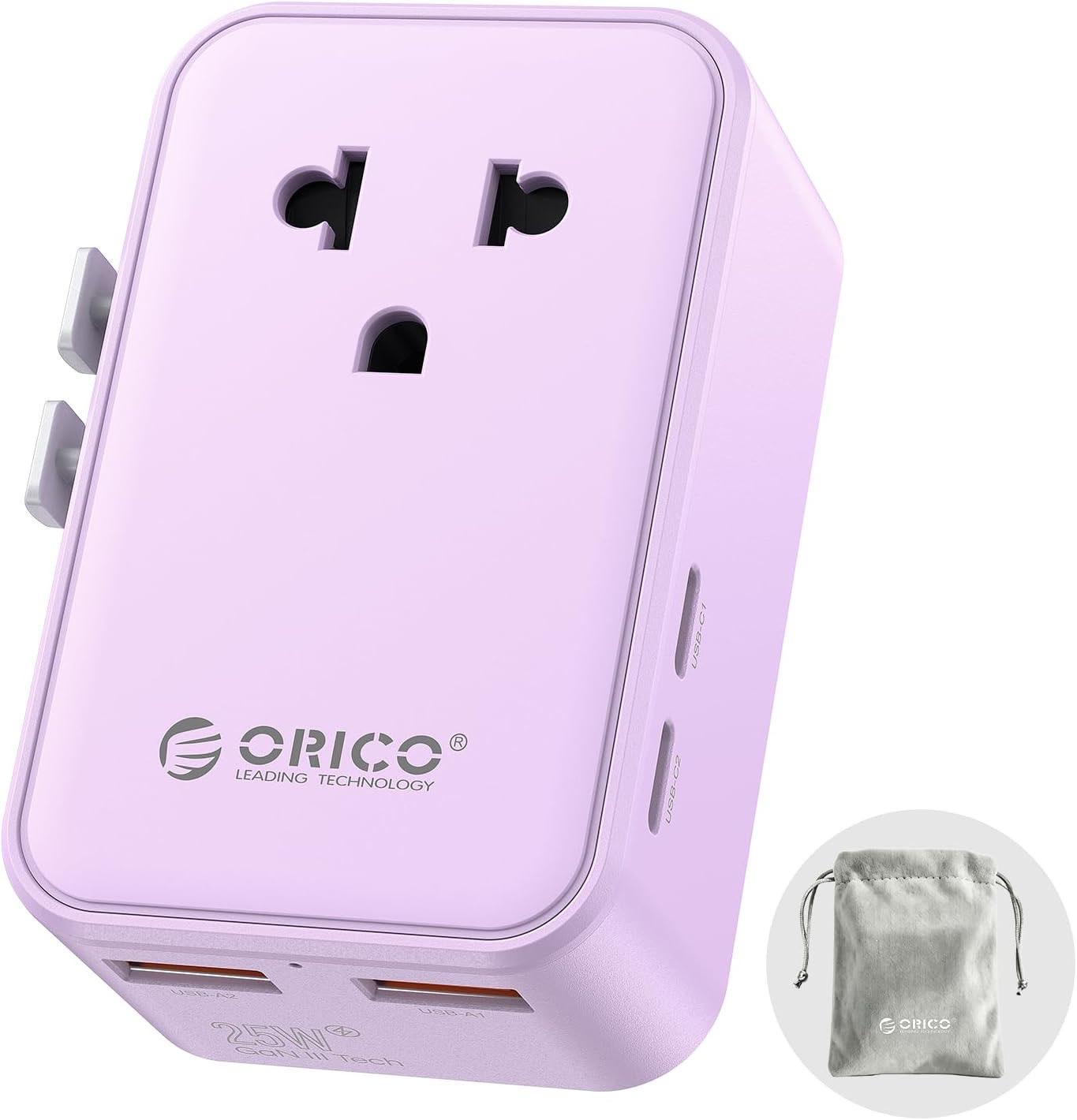 ORICO 25-W-GaN-Reiseadapter (UAT25-1A2U2C)