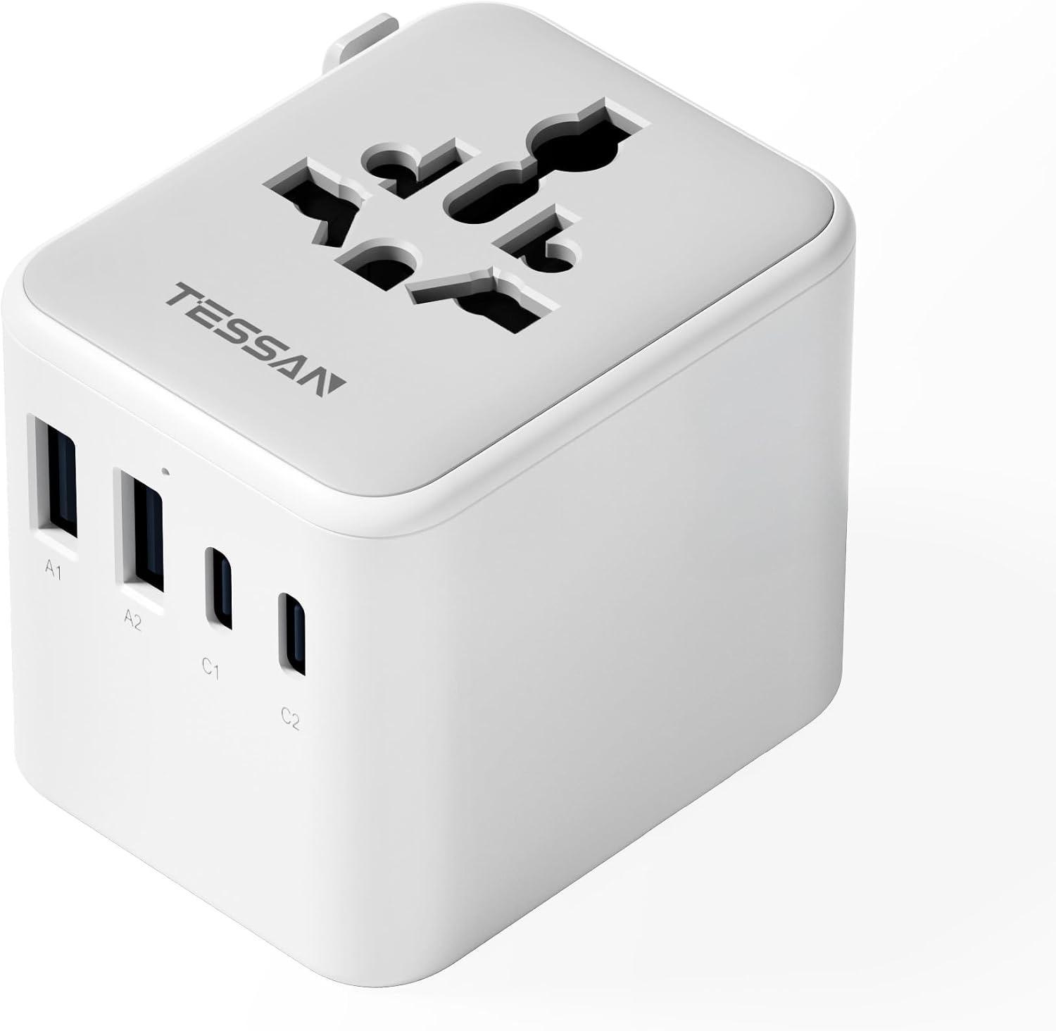 TESSAN TESSAN Reiseadapter 2× USB-A, 2× USB-C (TS-WTA10)