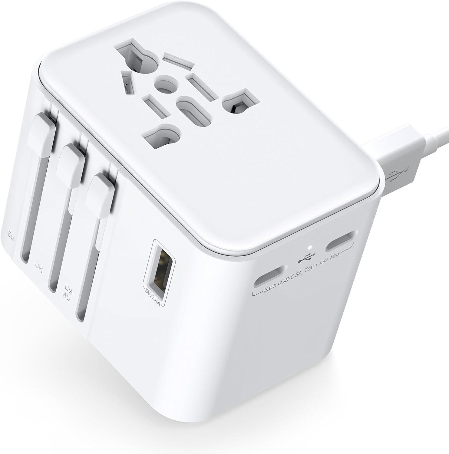 OCTFUL OCTFUL Reiseadapter 2× USB-A, 2× USB-C (JY-312B)