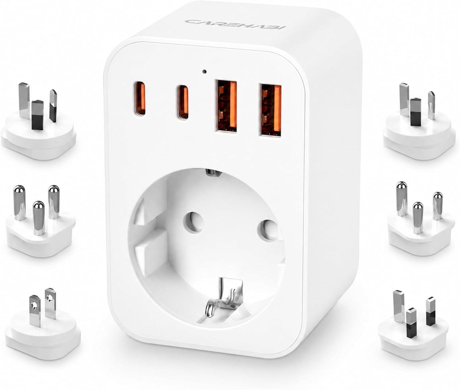 Carehabi Reiseadapter-Set G, B, I, A, M, D