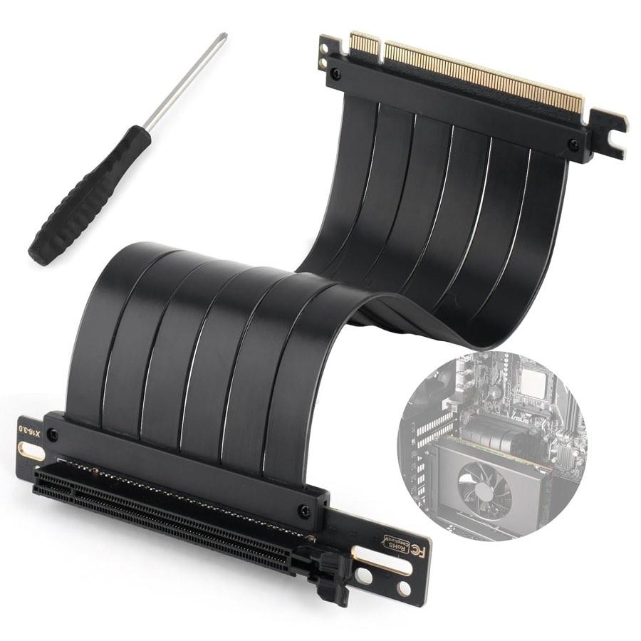 RongZy PCIe 3.0 x16, Dual 90°, 20 cm