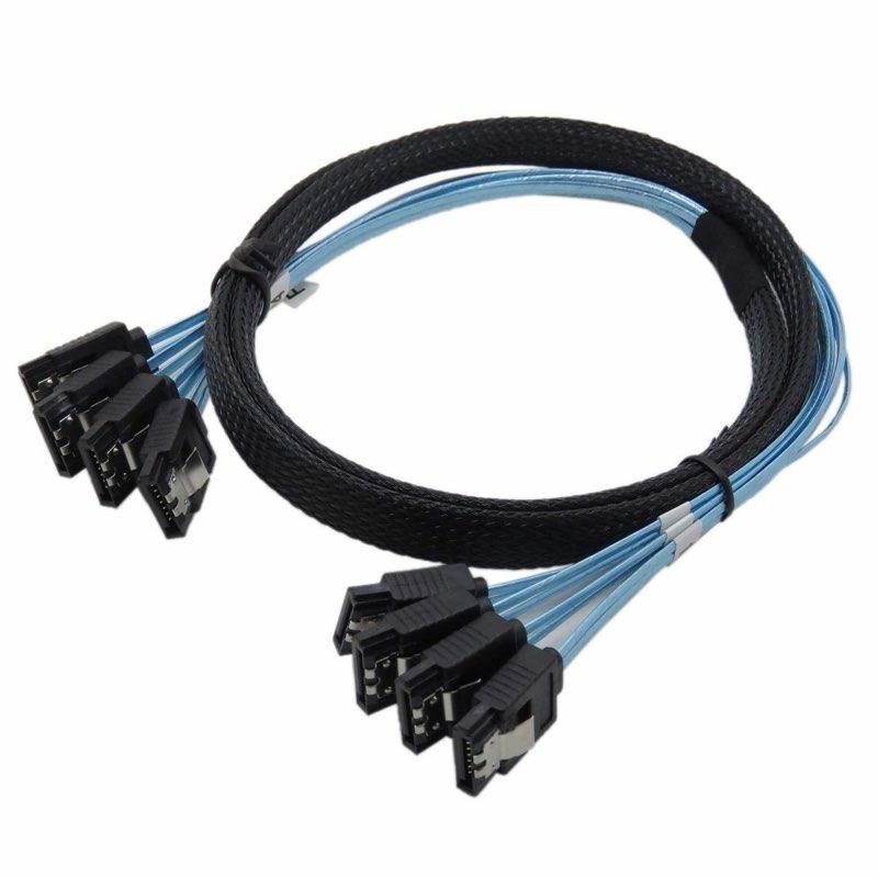 CableDeconn SATA-III-Set, 4 Stück, 0,5 m