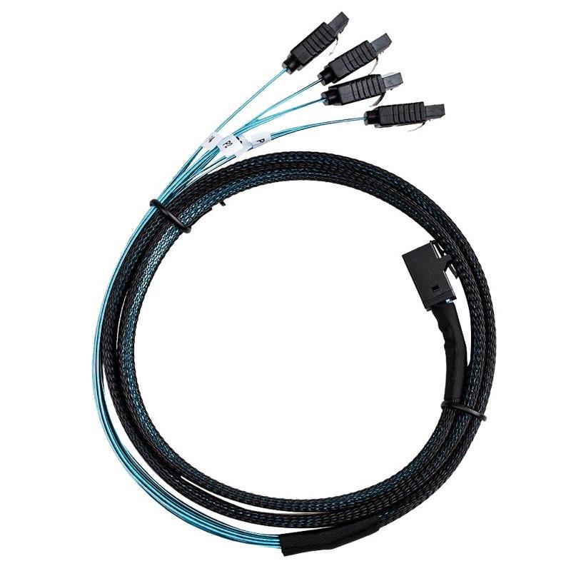 JURSUE SFF-8643 auf 4× SATA, 1 m