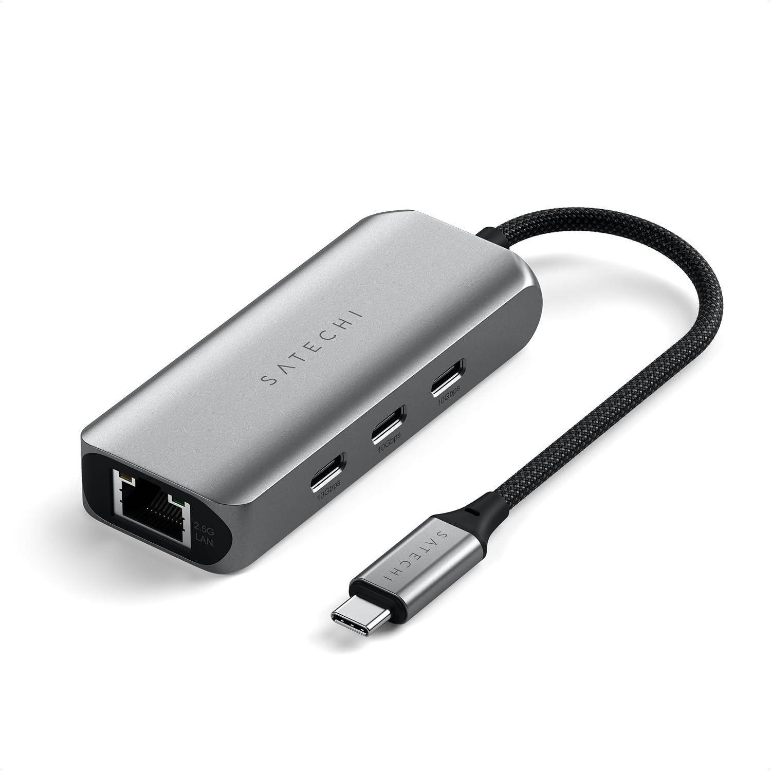 SATECHI 4-in-1 USB-C Hub mit 2,5Gbps Ethernet