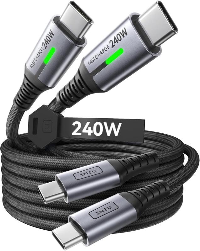 INIU INIU USB-C-Kabel 240 W, 2 × 2 m
