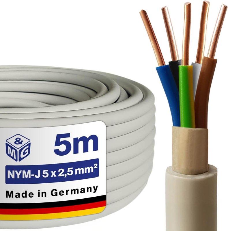 M&G Techno NYM-J 5x2,5, 5 m
