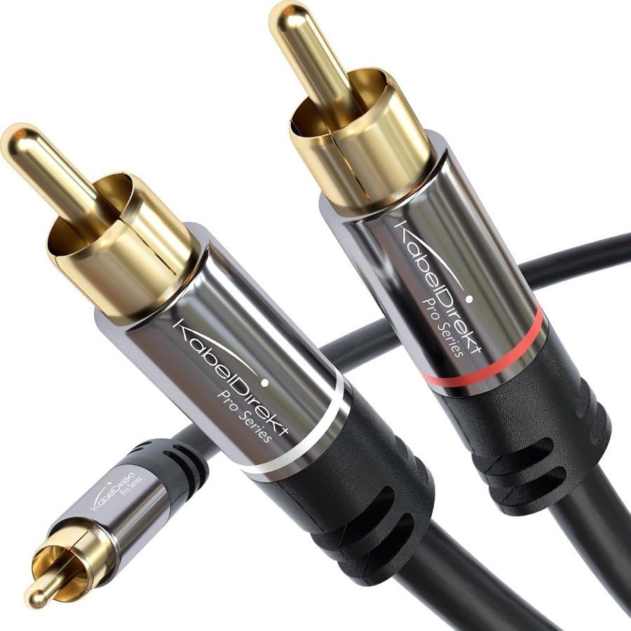 KabelDirekt KabelDirekt Y-Cinch 1,0 m