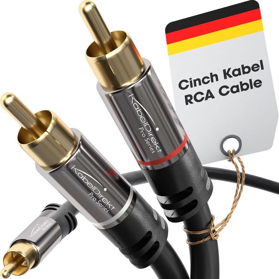 KabelDirekt KabelDirekt Y-Cinch 2,0 m