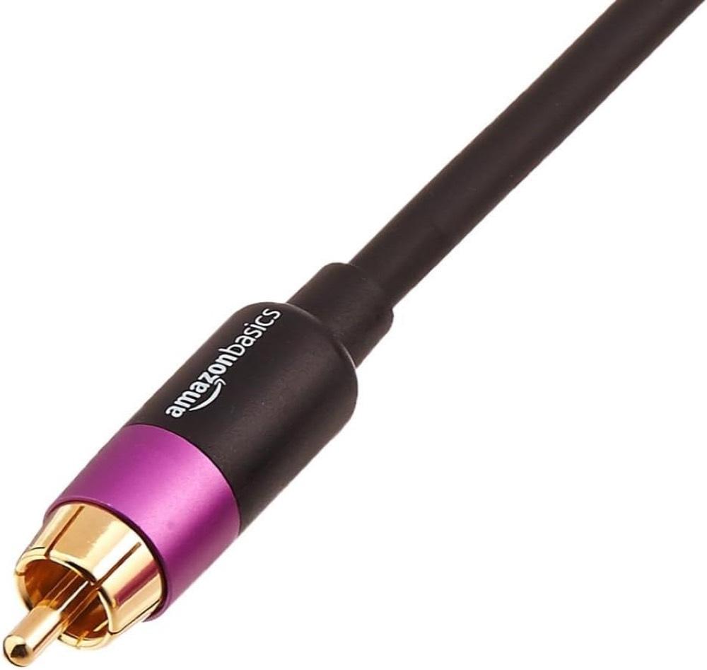 Amazon Basics Subwoofer-Cinch 2,44 m
