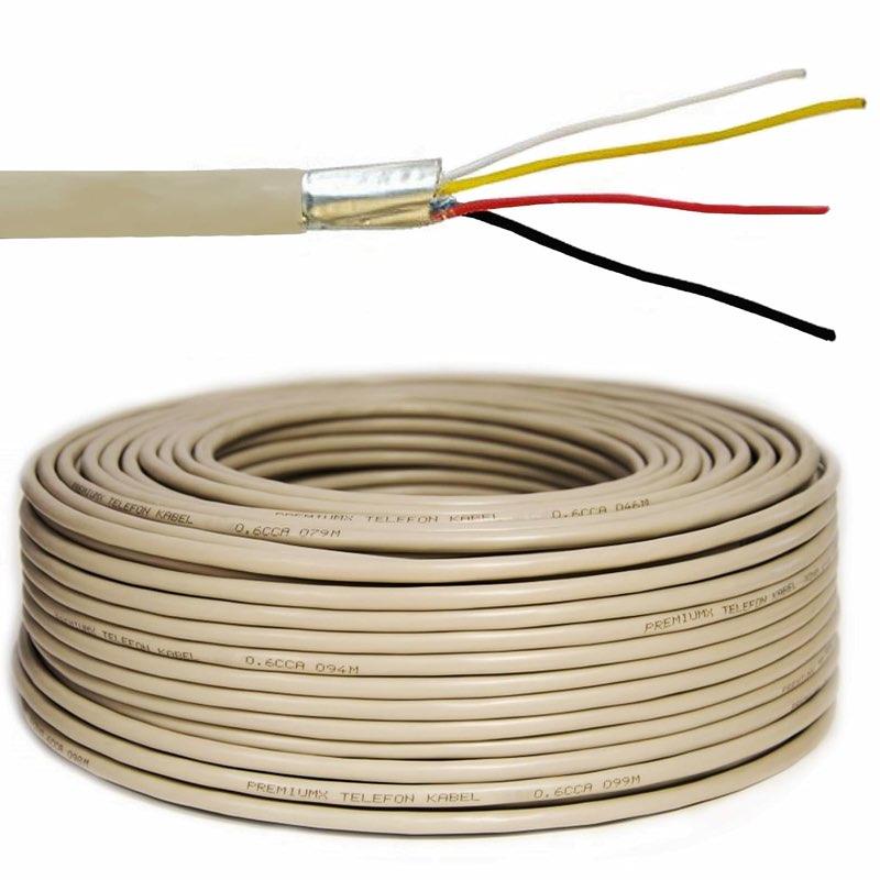 Premium X Telefonkabel J-Y(ST)Y 2x2x0,6 mm, 50 m