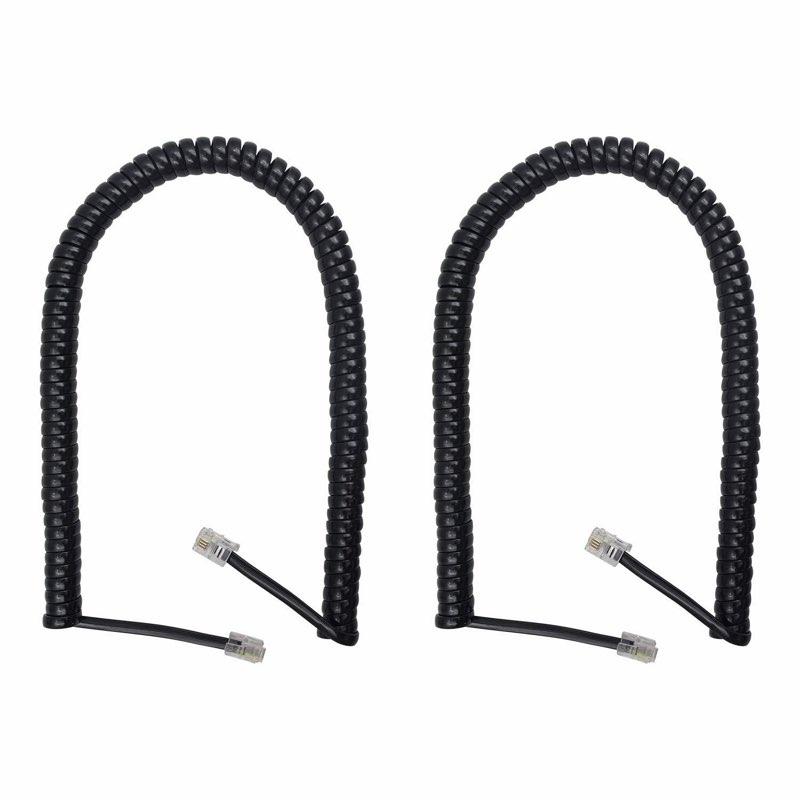 Duttek Duttek Hörerkabel RJ9 Spiralkabel, 3 m, 2er-Set
