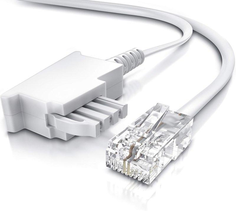 CSL CSL Routerkabel TAE-F auf RJ45, 10 m, weiß