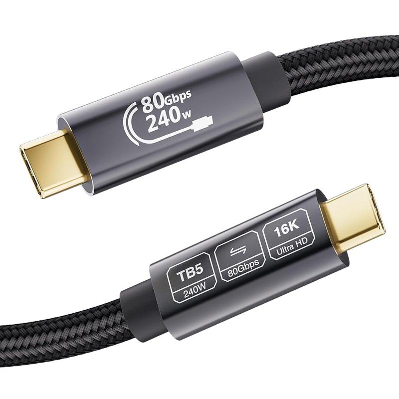 EUDOBEL Thunderbolt 5 2 m 80 Gbit/s