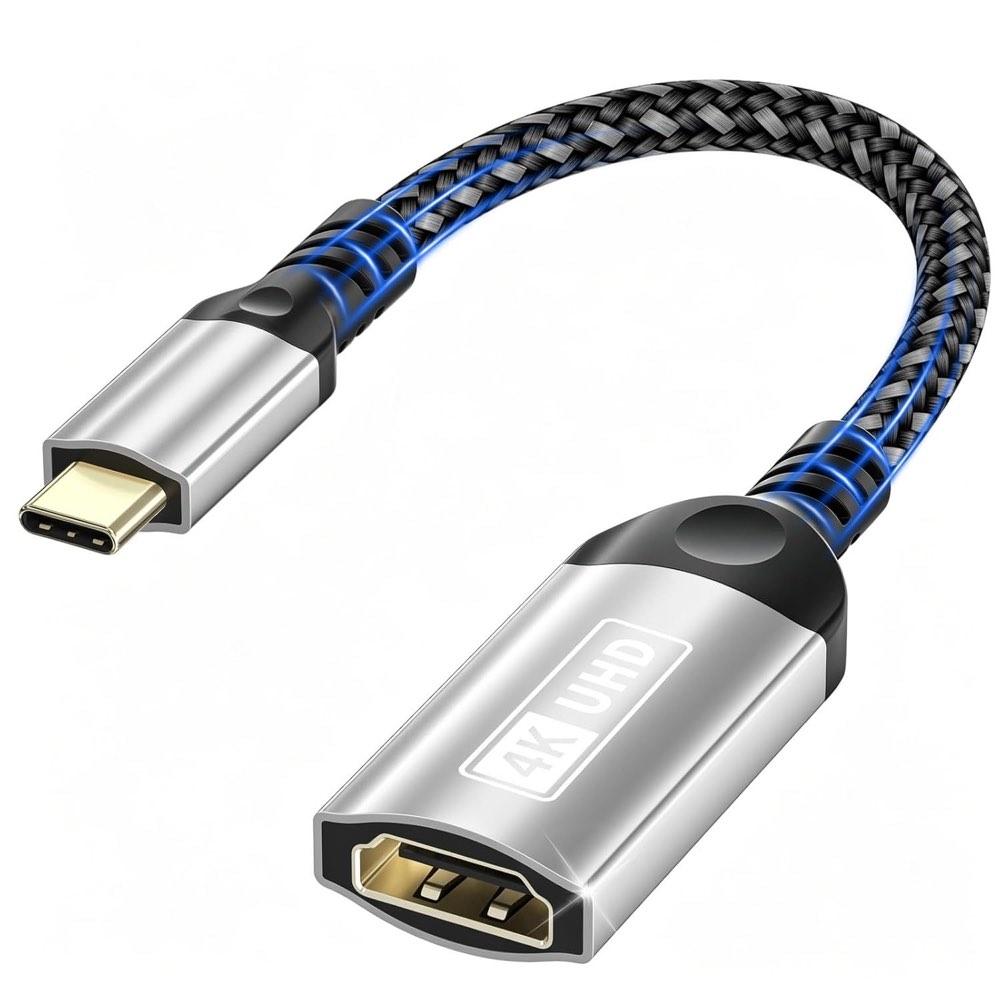 Nersligek USB-C-HDMI-Adapter 4K/30 schwarz
