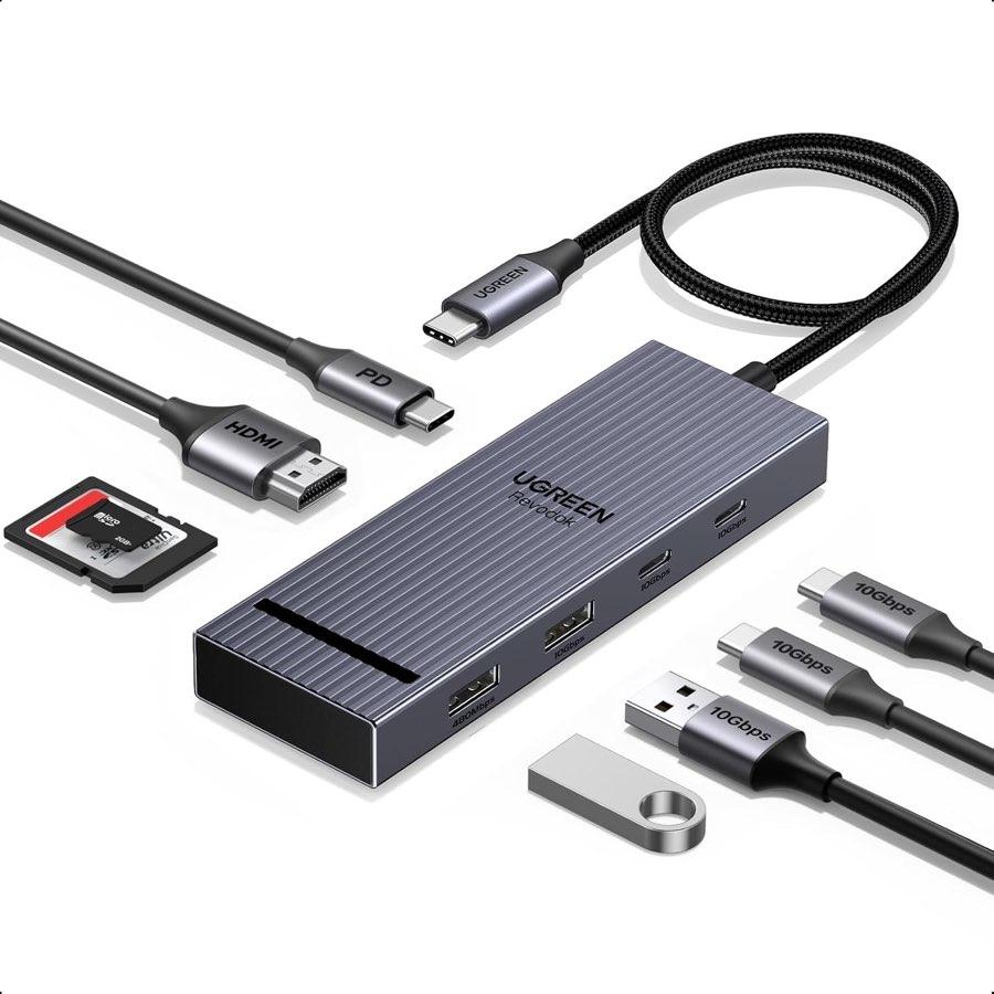 UGREEN UGREEN Revodok Pro 108 8-in-1, 4K@60Hz, 10 Gbit/s