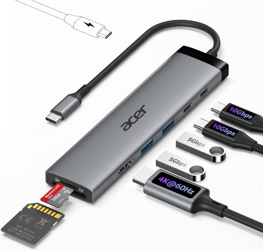 Acer 8-in-1 ODK520, 4K@60Hz, 10 Gbit/s