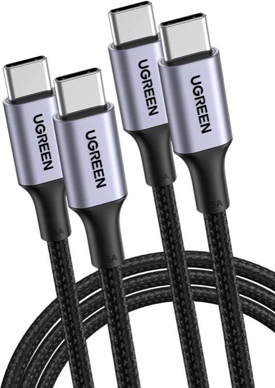 UGREEN UGREEN USB-C-auf-USB-C-Kabel, 100 W, 2er-Set - Produktbild