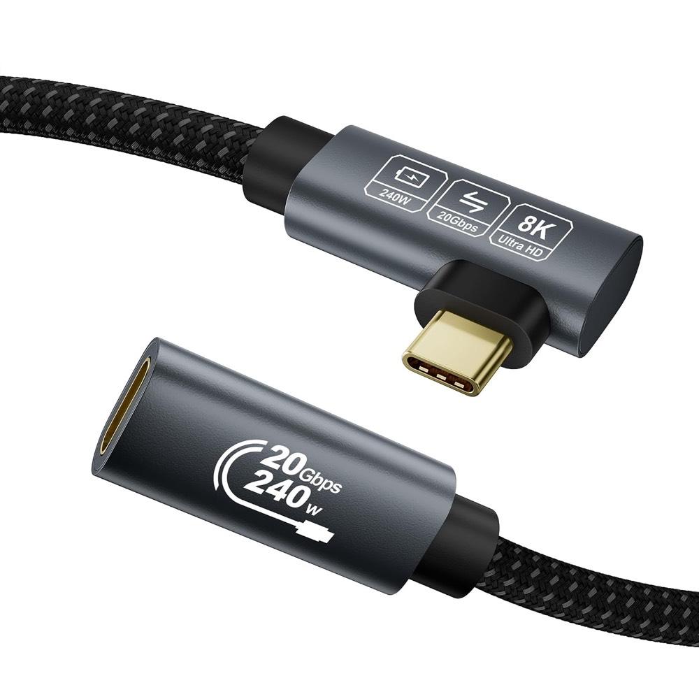 EUDOBEL USB-C Winkel 90° 1 m