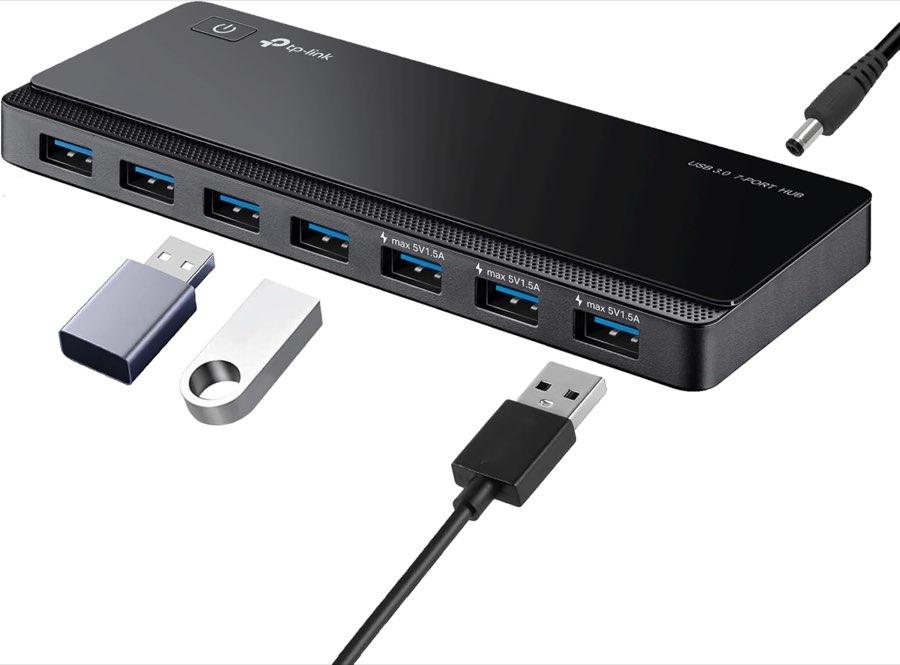 TP-Link TP-Link UH700, 7-Port USB 3.0, 12 V/2,5 A - Produktbild