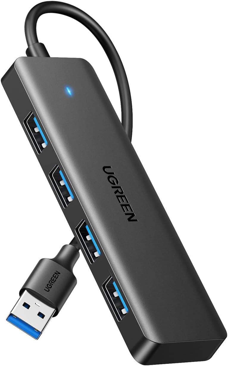 UGREEN UGREEN 4-Port USB-3.0-Hub, 15 cm