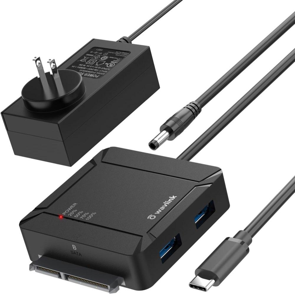 WAVLINK USB-C Dual-Bay SATA-Adapter (WL-ST504CP)