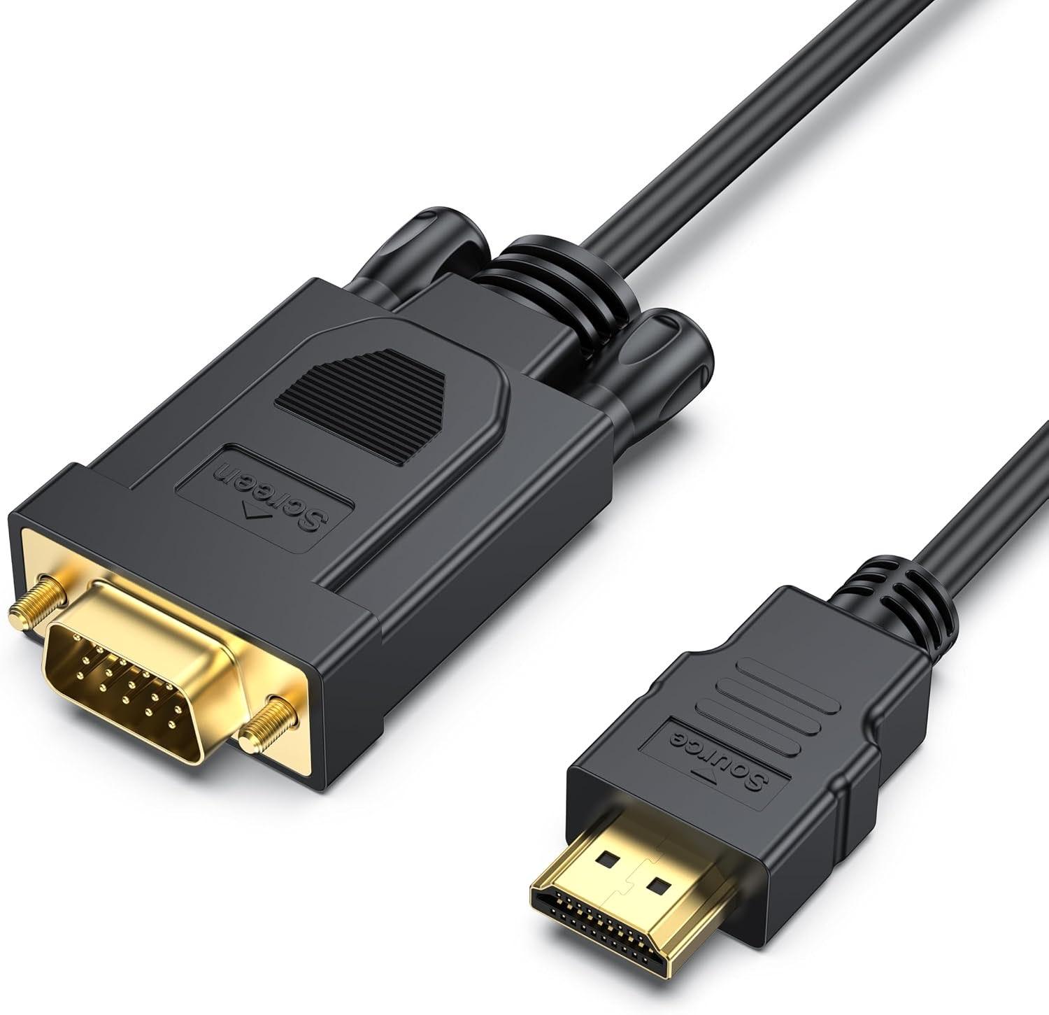 BENFEI HDMI-zu-VGA-Kabel 1,8 m