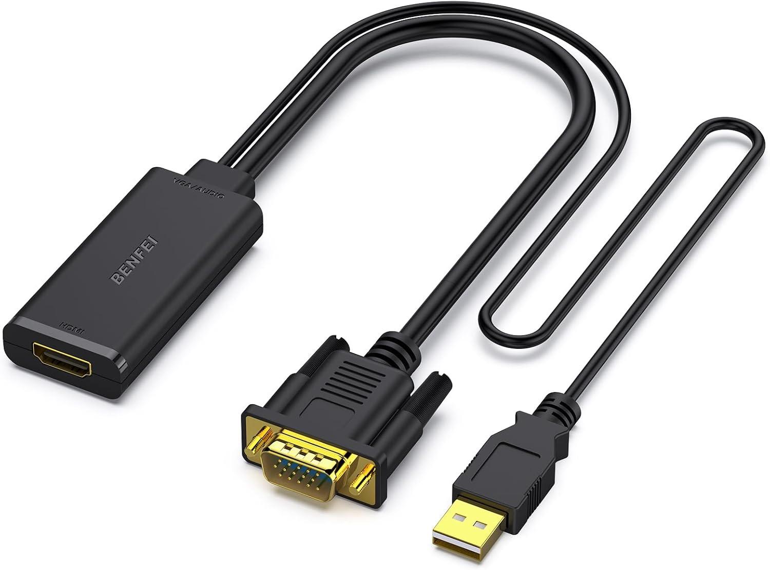 BENFEI BENFEI VGA-Eingang zu HDMI-Ausgang mit Audio - Produktbild