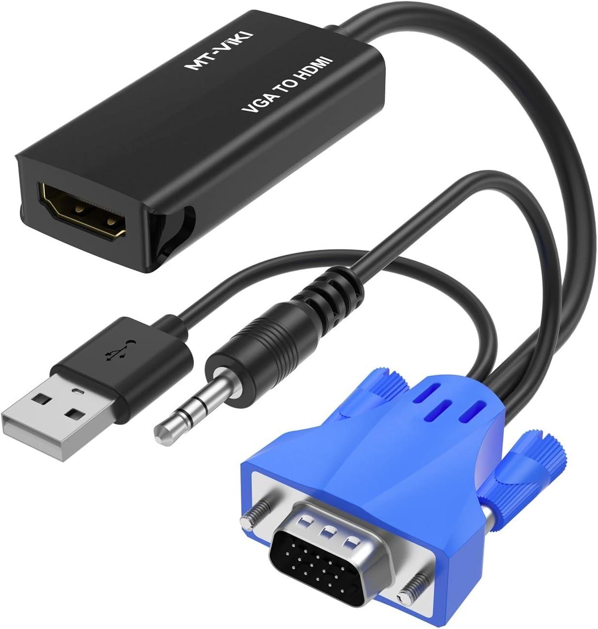 MT-VIKI VGA-auf-HDMI-Adapter mit Audio