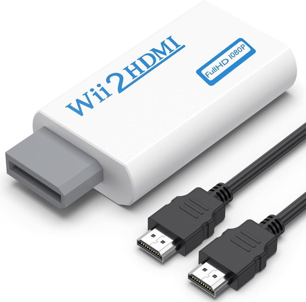Tobfit Wii Adapter HDMI mit Kabel