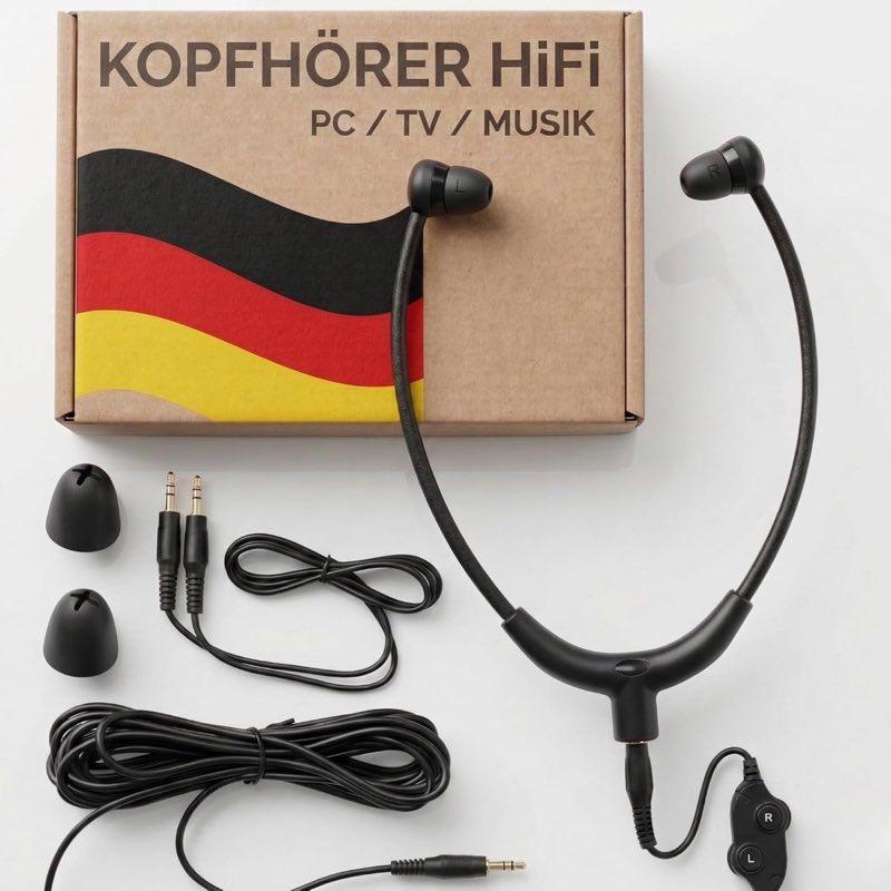 TronicXL Kinnbügel-Kopfhörer mit Kabel