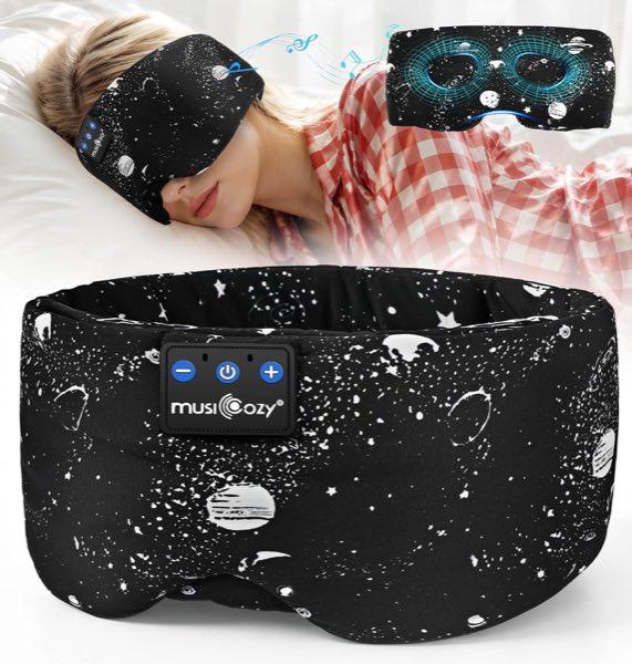 MUSICOZY MUSICOZY 3D-Schlafmaske (Schwarz)