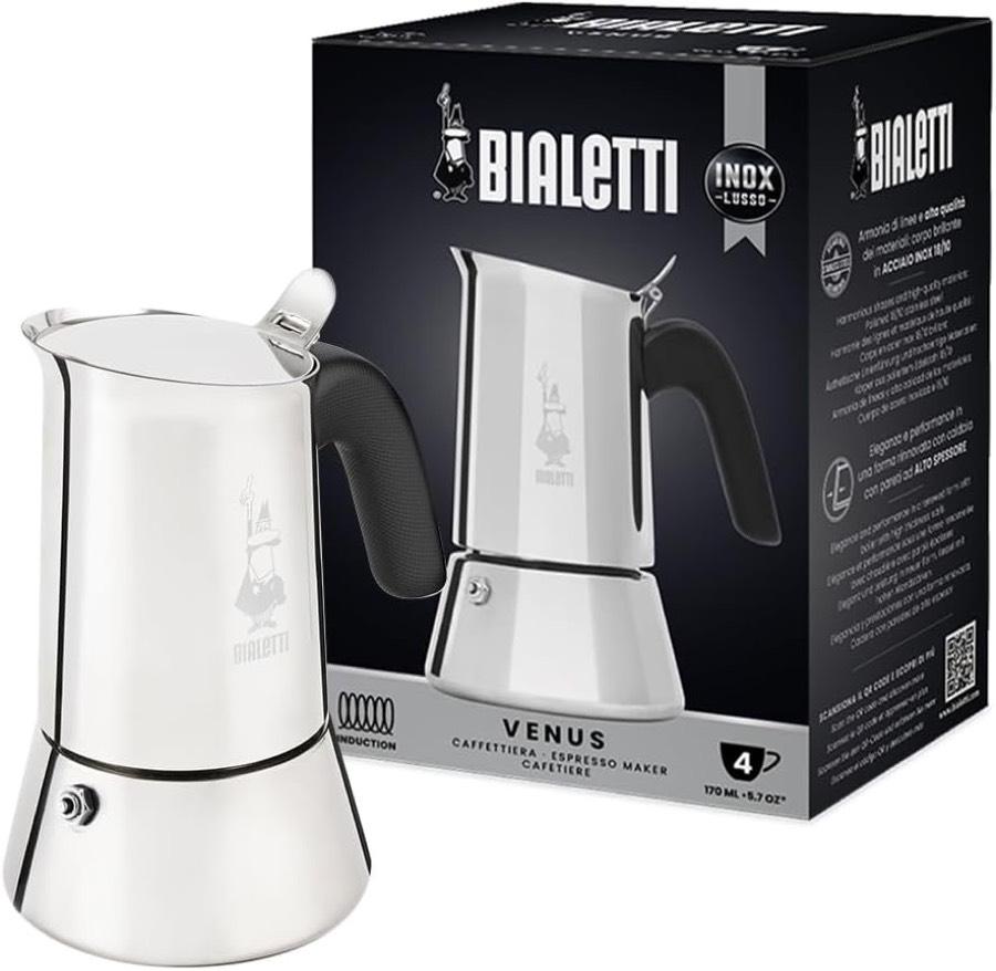 Bialetti Venus Induction 4 Tassen 170 ml Edelstahl