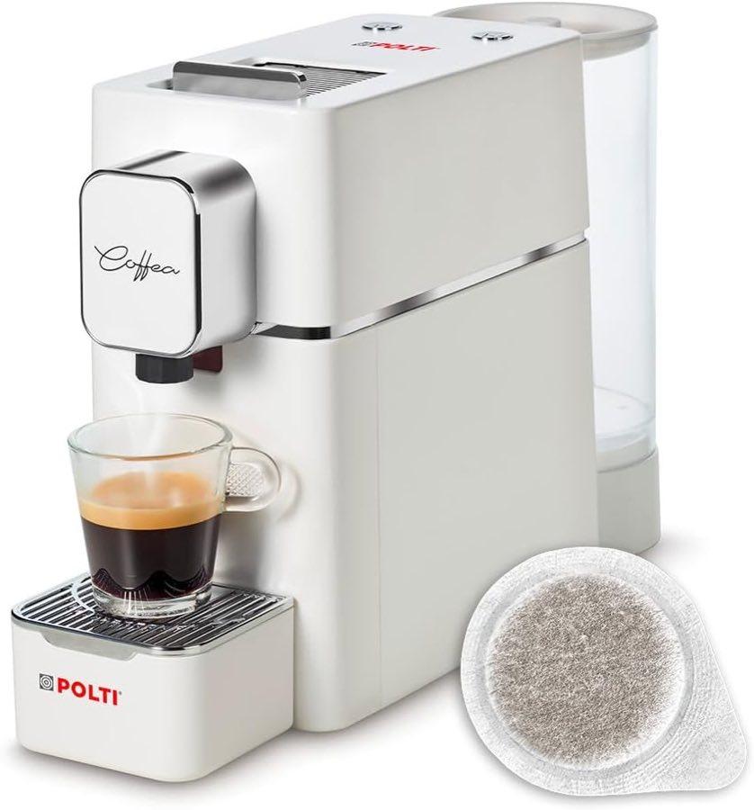 POLTI Coffea S15W ESE-Padmaschine Weiß