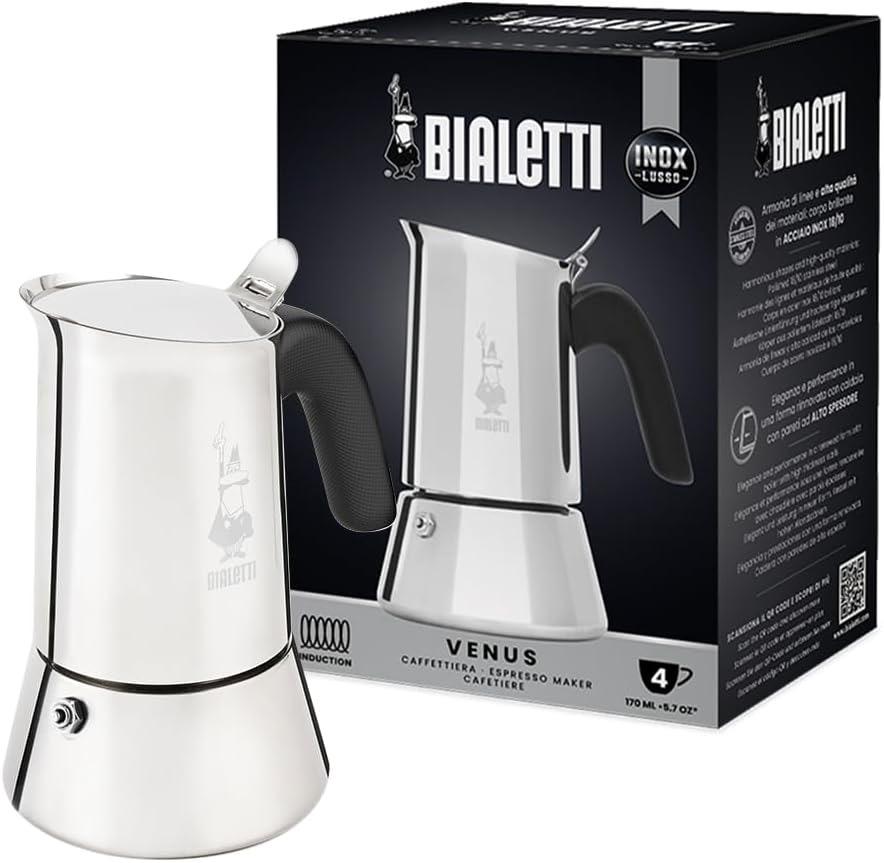 Bialetti Venus Induction 4 Tassen 170 ml Edelstahl
