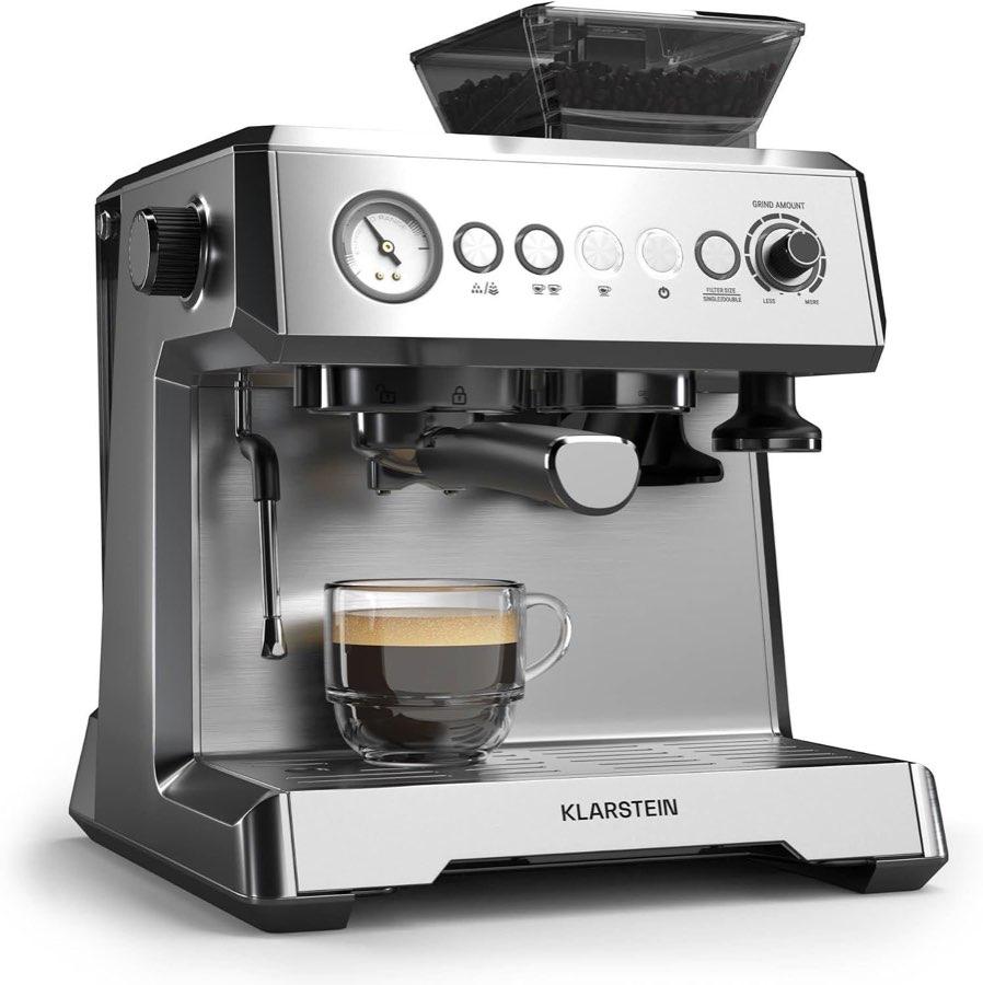 Klarstein Klarstein GrandPresso Siebträgermaschine mit Mahlwerk - Produktbild