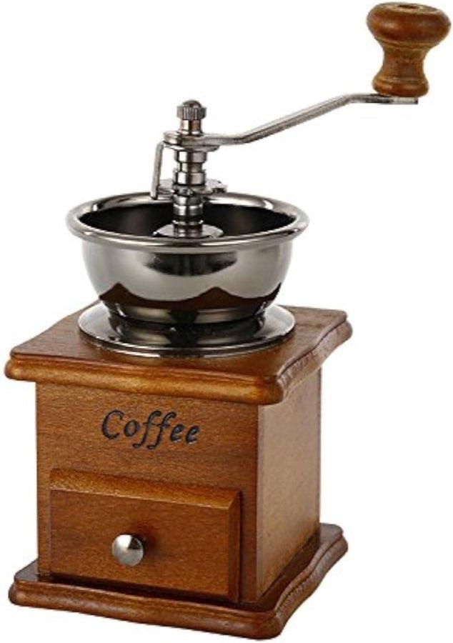 PIQIUQIU Retro Holz-Handmühle