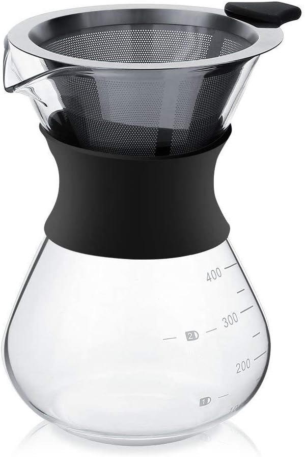 YunNasi YunNasi Pour Over 400 ml mit Edelstahlfilter