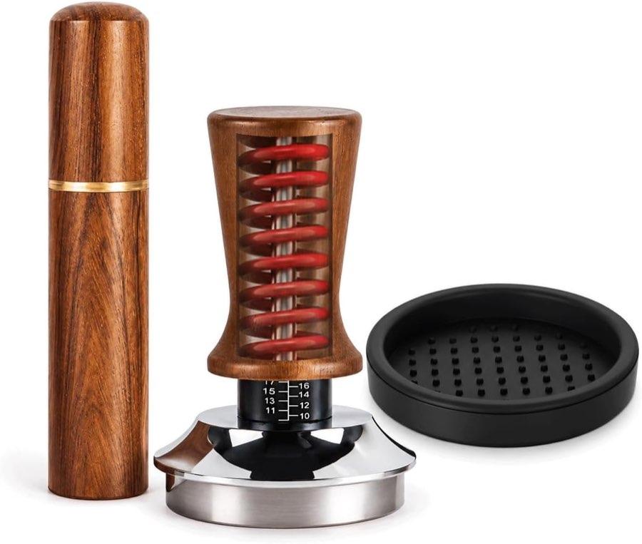 Zenzemwa 58 mm Federtamper-Set mit WDT & Matte