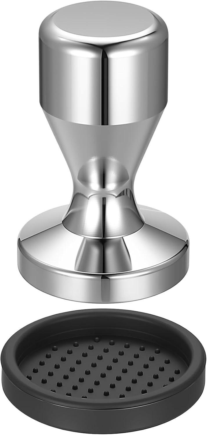 Espresso Tamper 51 mm mit Silikonkissen