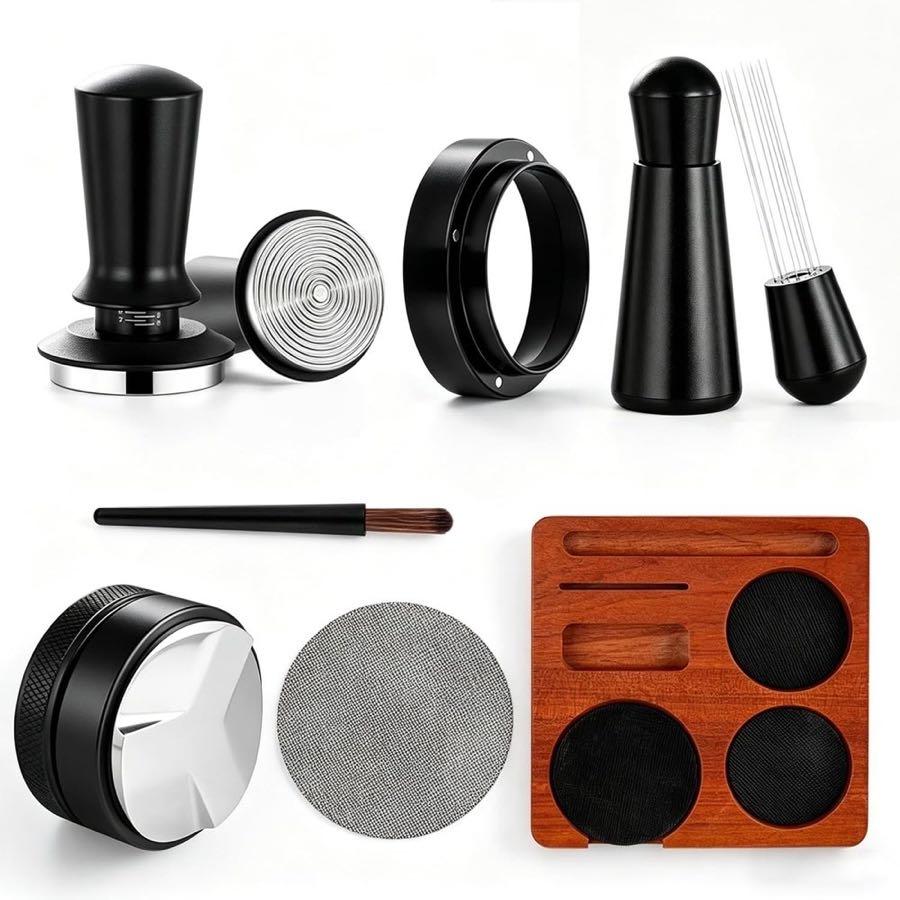 NPOIAUG NPOIAUG Barista-Set 51 mm mit Station