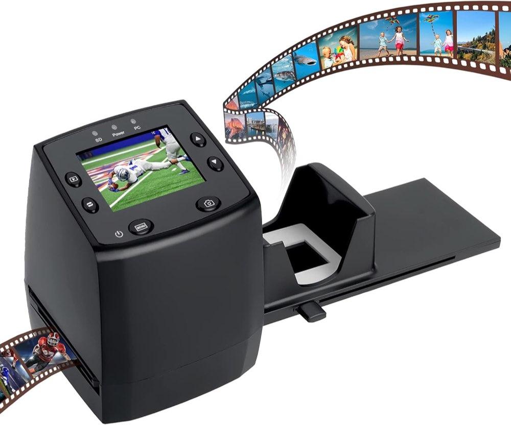 DIGITNOW! Diascanner Konvertiert 35mm / 135 Negative und Dia zu Digital JPEG, Filmscanner mit hoher Auflösung von 1800 DPI, kein Computer erforderlich