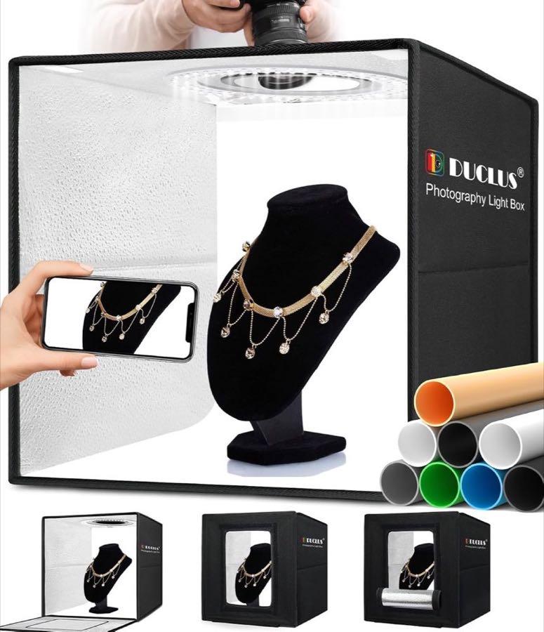 DUCLUS DUCLUS Fotobox 40 × 40 cm, 160 LEDs